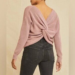 Amour Vert Belicia Cashfeel Sweater - Quartz size large